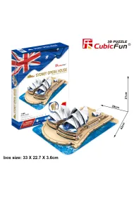 Puzzle 3D 58 el. Opera Sydney Cubic Fun