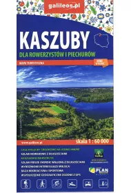 Kaszuby dla rowerzyst�w i piechur�w - mapa turystyczna 1: 60 000