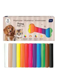 Interdruk Plastelina 12 kolor�w Puppy Sign
