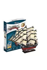 Puzzle 3D �aglowiec USS Constitution Cubic Fun