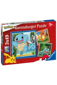 Puzzle 3x49 el. Pokemony Ravensburger