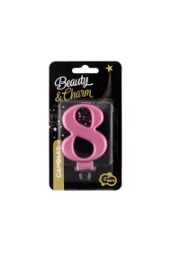 Godan �wieczka cyferka 8 metalik 8.0 cm