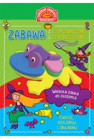 Zabawa z czarownicami i czarodziejami. Ksi��ka z zabawk� do sk�adania