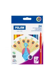 Milan Flamastry z cienk� ko�c�wk� 24 szt.