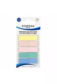 Zakadka indeksujca 44x12/25k 5 kolorw Pastel STARPAK 540365