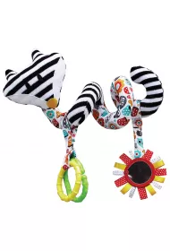 Grzechotka na w�zek bia�o-czarna Hencz Toys