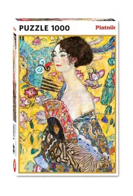Puzzle 1000 el. Klimt, Dama z Wachlarzem Piatnik