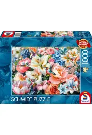 Puzzle 1000 PQ Kolibry i Kwiaty 114008 Schmidt