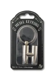 If Silver Letter Keyring - brelok do kluczy litera H