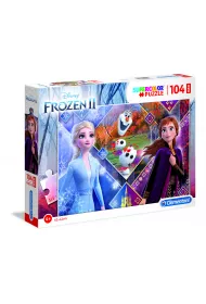 Puzzle maxi 104 el. Supercolor. Frozen 2 Clementoni
