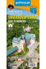 Plan miasta - �wierad�w-Zdr�j 1:10 000