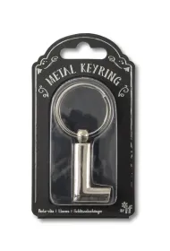 If Silver Letter Keyring - brelok do kluczy litera L