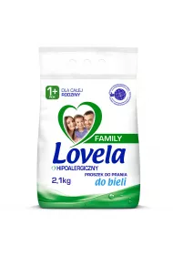 Lovela Family hipoalergiczny proszek do prania bieli 2.1 kg
