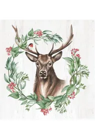 Serwetki Lunch Daisy BN - Great Deer in Wreath SDGW024001