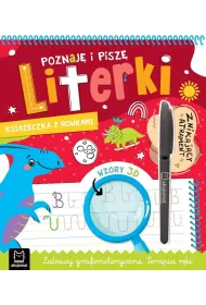 Poznaj� i pisz� literki. Ksi��eczka z rowkami. Znikaj�cy atrament. Wzory 3D. Zabawy grafomotoryczne. Terapia r�ki