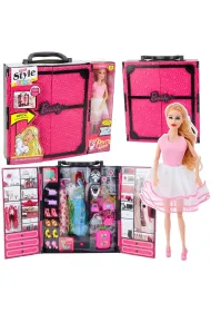 Szafa dla lalek rozk�adana garderoba LeanToys