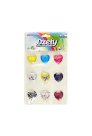 Brewis D�ety samoprzylepne serca 9 szt.