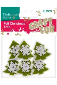 Craft with Fun Ozdoba Choinka filc