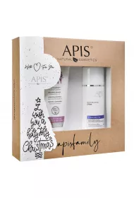 Apis Zestaw prezentowy Ujdrniajcy balsam do ciaa z progelin + biostymulujcy krem z rolinnymi egzosomami 200 ml + 100 ml