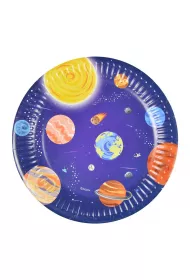 Arpex Talerze papierowe Galaxy 18cm 8 szt.