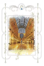 DaVinci Karnet + koperta Wn�trze Galerii Mediolan 12x18cm