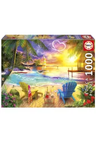 Puzzle 1000 el. Kocham pla�� Educa