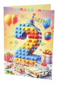 Nero KARNET URODZINY 2 B6 Z KOP NER A-033 FOL