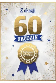 Armin Style KARNET URODZINY 60 B6 Z KOP AS GM-1297 FOL