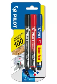 Pilot Marker permamentny Sca-100 3 szt.
