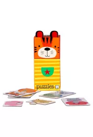 Puzzle dla dzieci 6 uk�adanek po 2el Zwierz�tka Barbo Toys