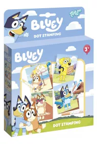 Zestaw kreatywny Bluey kropkowanka ze stempelkami w pisaku Totum
