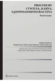 Procedury cywilna, karna, sdowoadministracyjna