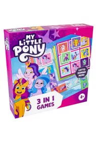 My Little Pony 3w1 Lotto, Domino, Memo