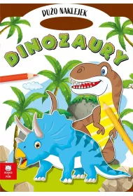 Teczka dinozaury z podw�jnymi naklejkami