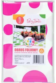 Arpex Obrus folia w grochy r�owy
