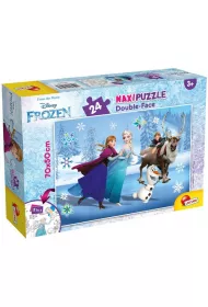 Puzzle dwustronne 24 el. Supermaxi. Kraina Lodu Lisciani