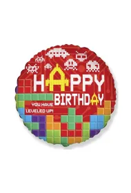 Balon foliowy 45cm Happy Birthday