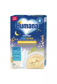 Humana Kaszka mleczna na dobranoc 5 zb z bananem po 6. miesicu 200 g