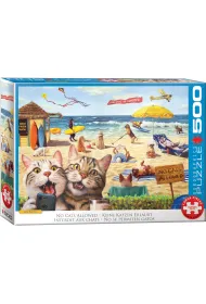 Puzzle 500 el. No cats allowed by Lucia Heffe Eurographics