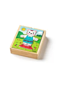 Puzzle garderoba kotki - 18 element�w Woodyland