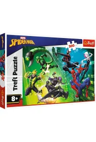 Puzzle 300 W paj�czej sieci Spiderman TREFL