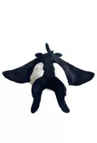 Manta czarno-biaa 51cm Beppe