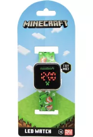Zegarek LED z kalendarzem Minecraft MIN4129