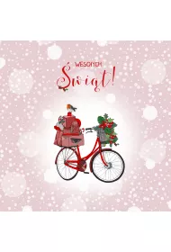 Clear Creations Karnet Swarovski kwadrat �wi�ta Rower CL3504_PO