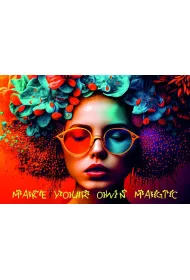 Panta Plast Mata ma�a dwustronna z nadrukiem color mind