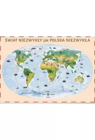 �wiat. Mapa �cienna Polska Niezwyk�a Junior