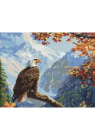 Ideyka Diamentowa mozaika - Stra�nik szczytu 40x50cm