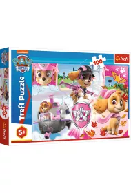 Puzzle 100 el. Skye w akcji Trefl