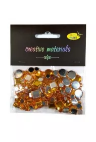 Galeria Hobby Elementy kryszta�kowe z�ote 4-12 mm, 25g