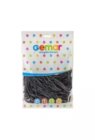Gemar Balon D2 Rurki w�oskie 160 czarne 100 szt.